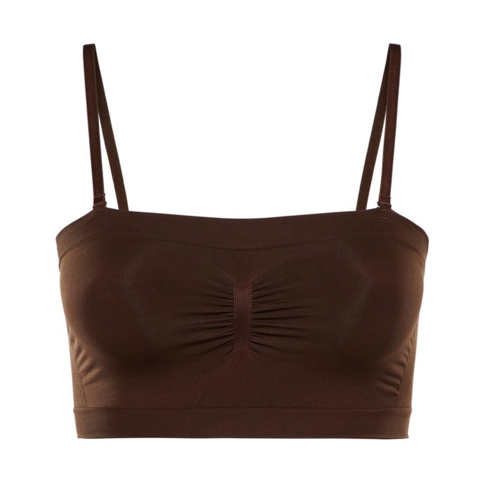 Yitty Nearly Naked Shaping Bandeau NWT in Taupe 3X/4X